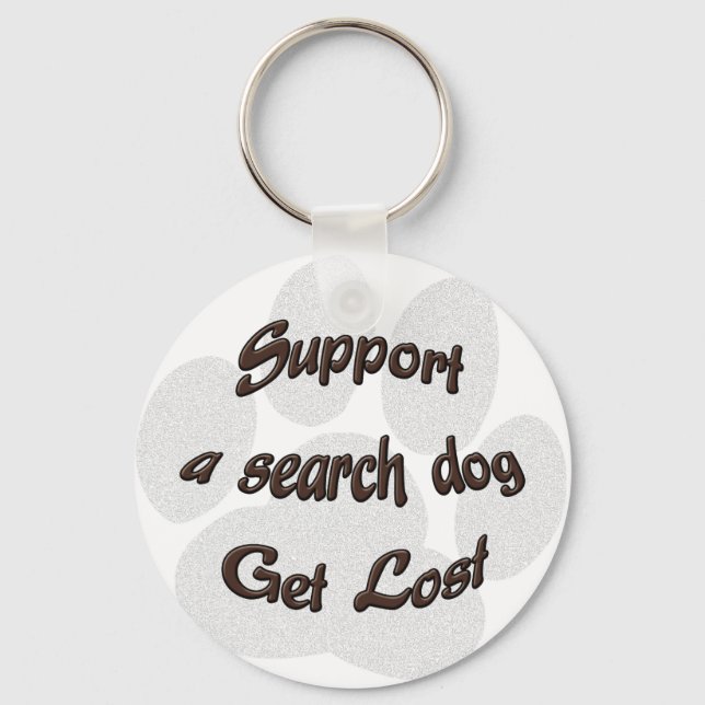 Support a Search Dog Key Ring (Front)