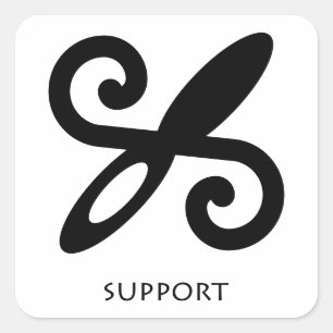  Support Adinkra Symbol sticker 