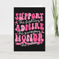 Support Admire Honour Breast Cancer Awareness Warr