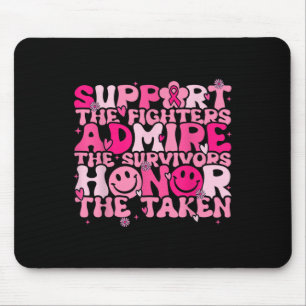 Support Admire Honour Breast Cancer Awareness Warr Mouse Mat