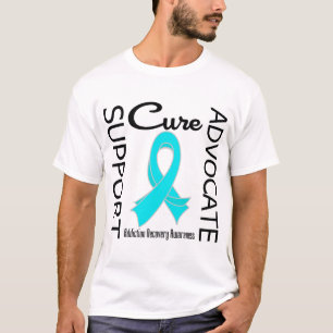 Support Advocate Cure Addiction Recovery T-Shirt