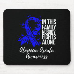 Support Alopecia Areata Awareness Mouse Mat