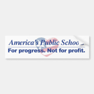Support America's Public Schools Bumper Sticker