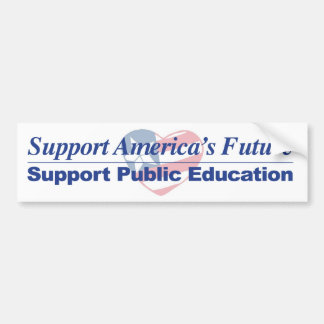 Support America's Public Schools Bumper Sticker 2