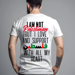 Support and Free Palestine Flag T-Shirt