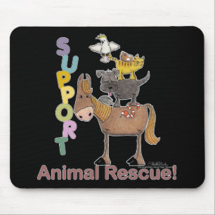 Support Animal Rescue Mouse Mat