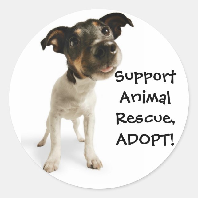 Support Animal Rescue stickers (Front)