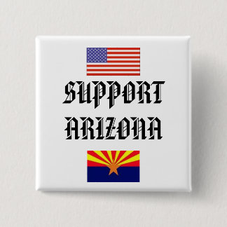 SUPPORT ARIZONA 15 CM SQUARE BADGE