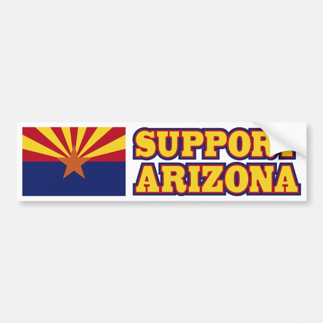 Support Arizona Bumper Sticker (Front)