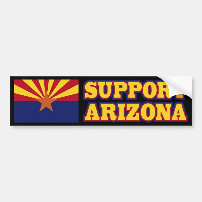 Support Arizona Bumper Sticker (Front)