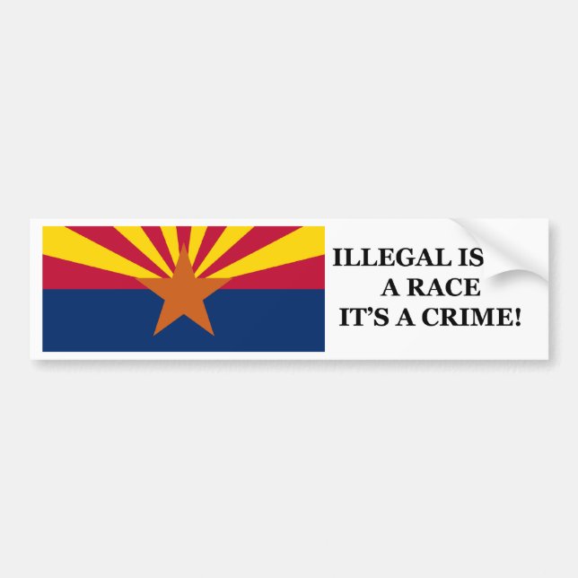 Support Arizona Bumper Sticker (Front)