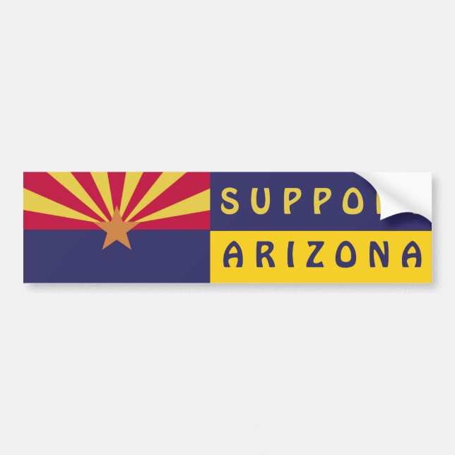 Support Arizona Bumper Sticker (Front)
