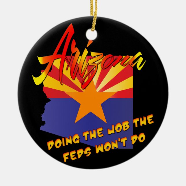 Support Arizona  Ornament (Front)