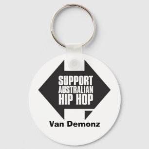 SUPPORT Aussie Hip Hop Key Ring