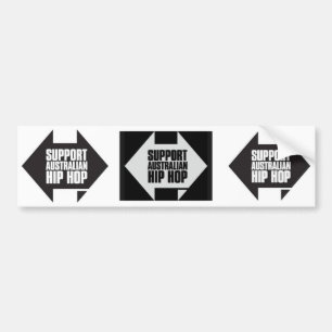 Support Australian Hip Hop Bumper Sticker