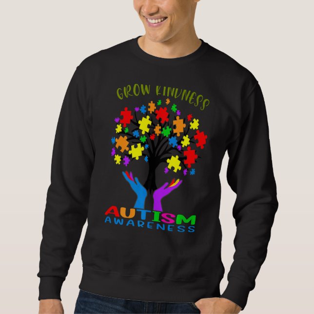 Support Autism Awareness Love And Kindness Sweatshirt (Front)