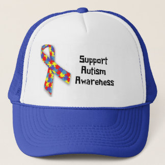 Support Autism Awareness Trucker Hat