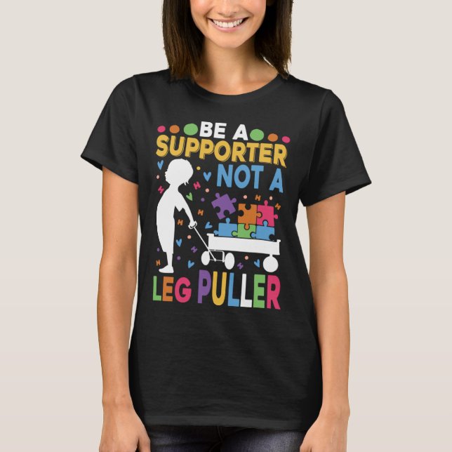 Support Autism Child Awareness Puzzle Choose Kindn T-Shirt (Front)