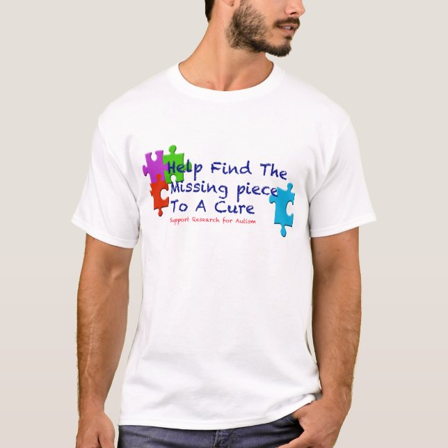 Support Autism Find a Cure T-Shirt (Front)