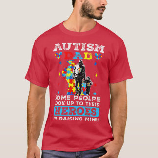 support autism proud dad autism awareness month fa T-Shirt