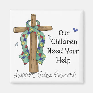 Support Autism Research Fridge Magnet