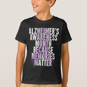 Support Awareness Month Purple Ribbon  T-Shirt