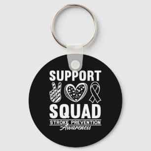 Support Awareness Squad Heart Disease Stroke Preve Key Ring