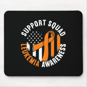 Support Awareness Squad I Blood Cells Cancer Leuke Mouse Mat
