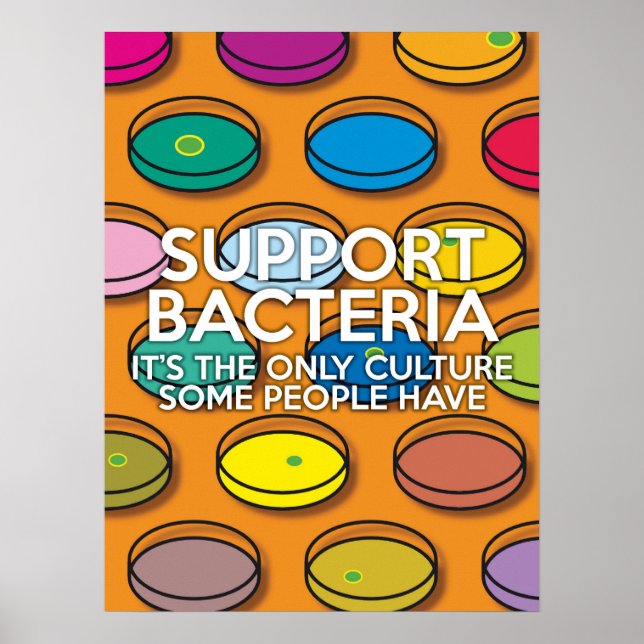 SUPPORT BACTERIA Science Poster (Front)