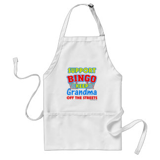 Support Bingo Grandma Standard Apron
