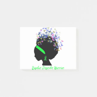 Support Bipolar Disorder Warrior Gifts Post-it Notes