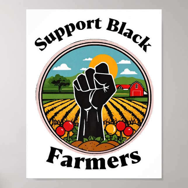 Support Black Farmers  Poster (Front)