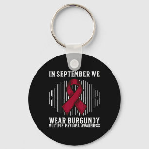 Support Blood Cancer Awareness Multiple Myeloma Aw Key Ring