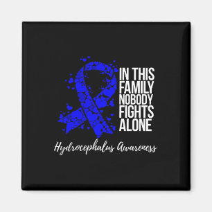 Support Blue Ribbon Hydrocephalus Awareness Magnet
