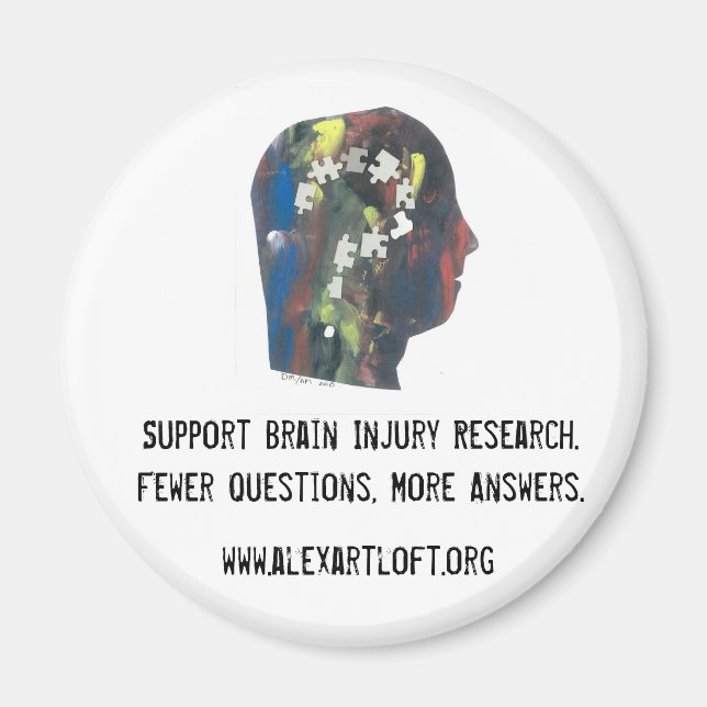 Support Brain Injury Research Magnet (Front)