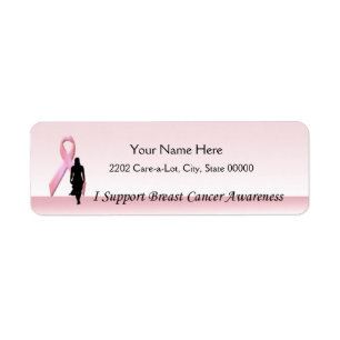 Support Breast Cancer Awareness Return Address 2