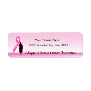 Support Breast Cancer Awareness Return Address 3