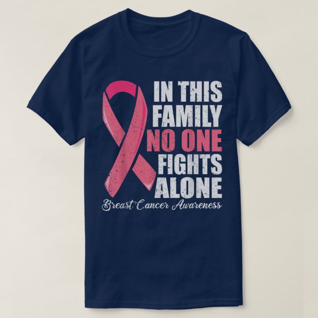 Support Breast Cancer T Women, Pink Breast cancer  T-Shirt (Design Front)