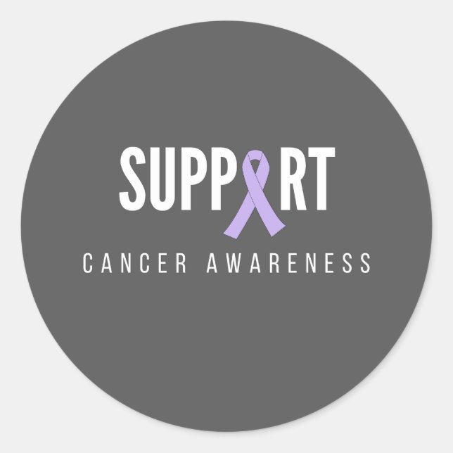 support cancer awareness Stickers (Front)