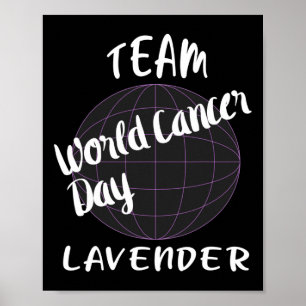 Support Cancer Survivors World Cancer Day For Wome Poster
