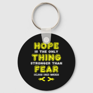 Support Childhood Cancer Awareness 3 Key Ring