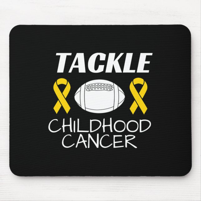 Support Childhood Cancer Awareness  Mouse Mat (Front)