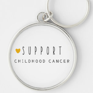support childhood cancer Keychain