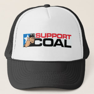 SUPPORT COAL TRUCKER HAT