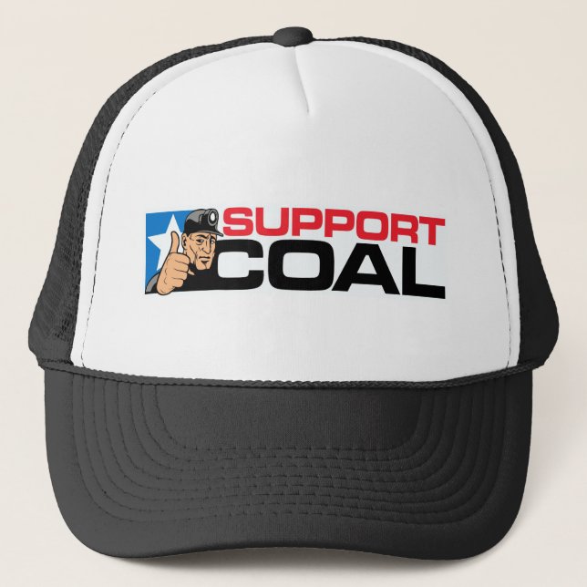 SUPPORT COAL TRUCKER HAT (Front)