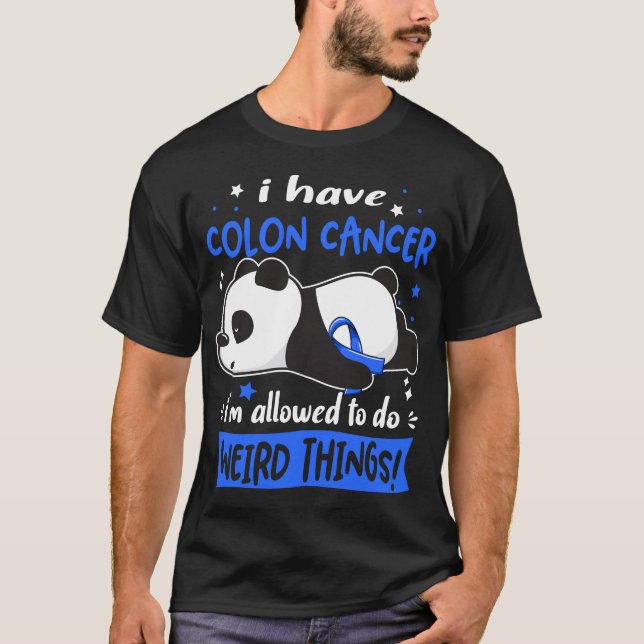 Support Colon Cancer Awareness Gifts T-Shirt (Front)