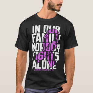 Support Dementia Warrior Cute Family Disease Aware T-Shirt