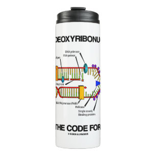 Support Deoxyribonucleic Acid It's The Code Life Thermal Tumbler