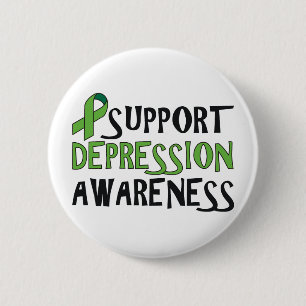 Support Depression Awareness 6 Cm Round Badge