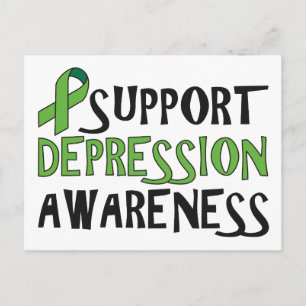 Support Depression Awareness Postcard